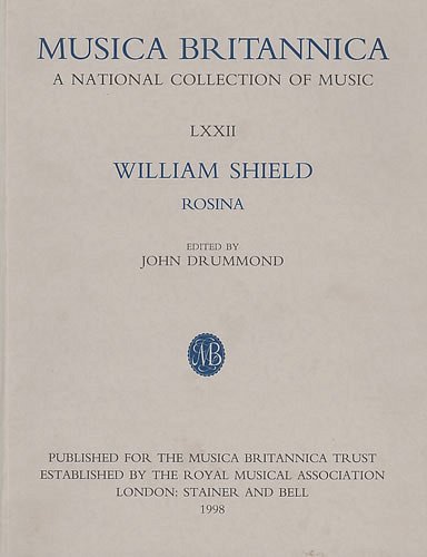 W. Shield: Rosina, GsGchOrch (Part.)