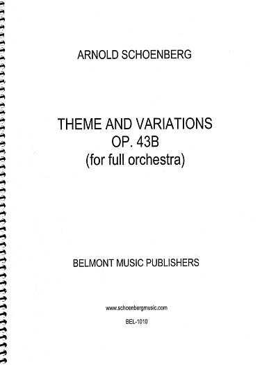 A. Schönberg: Theme and Variations op. 4, Sinfo (PartSpiral)