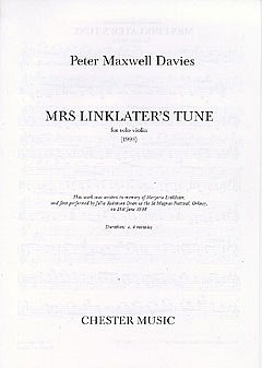 Mrs Linklater's Tune (Solo Violin)