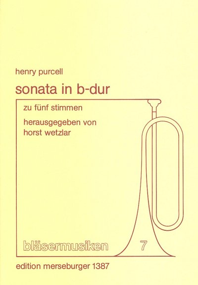 H. Purcell: Sonata B-Dur, 3Trp2Pos (Part.)