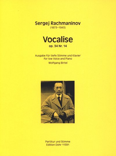 S. Rachmaninow: Vocalise g-Moll op. 34, GesTiKlav (KlavpaSt)