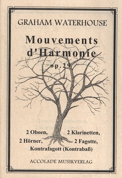 G. Waterhouse: Mouvements D'Harmonie, 2Ob2Kl2Hr2Fa (Pa+St)