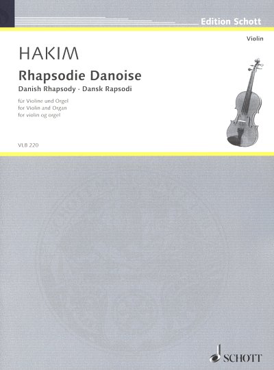 N. Hakim: Rhapsodie Danoise, VlOrg (OrpaSt)