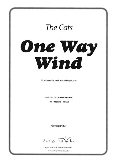 A. Mühren: One Way Wind, Mch4Klav (Klavpa)