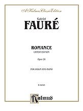 DL: Fauré: Romance, Op. 28 (Urtext)