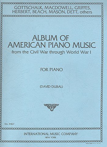 Album Of American Piano Music, Klav