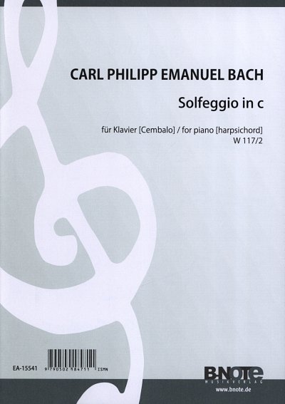 C.P.E. Bach: Solfeggio c-Moll für Cembalo (Klavier) W1, Klav