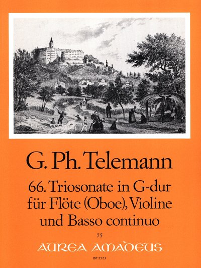 G.P. Telemann: 66. Triosonate in G-dur T, Fl(Ob)VlBc (Pa+St)