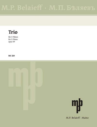 DL: A.N. Tscherepnin: Trio, 3Fl (Pa+St)