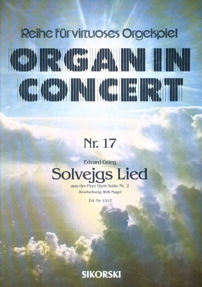 AQ: E. Grieg: Solveigs Lied (Peer Gynt) Op 55/4 Org (B-Ware)