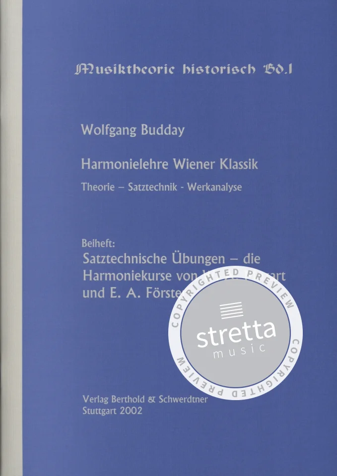 W. Budday: Harmonielehre Wiener Klassik (2Bu) (7)