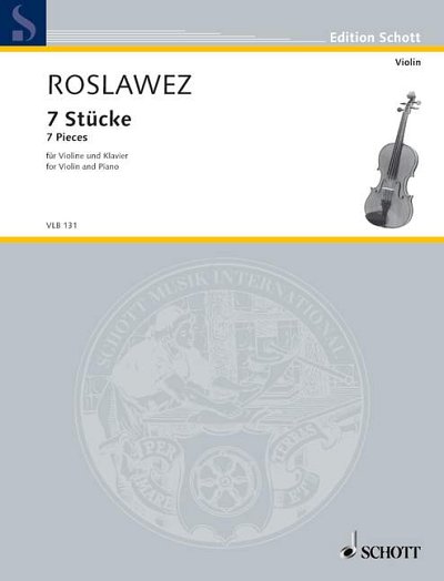 DL: N. Roslawez: 7 Stücke, VlKlav