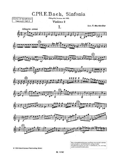 F. Oberdörffer, Fritz: Gradus ad Symphoniam Beginner's level
