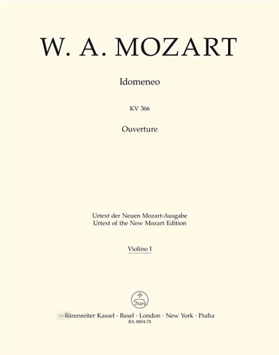 W.A. Mozart: Idomeneo KV 366, Sinfo (Vl1)