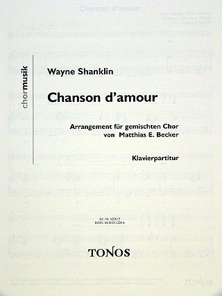 Shanklin Wayne: Chanson D'Amour