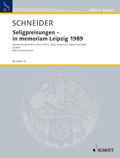 DL: E. Schneider: Seligpreisungen - in memoriam Leipzig (Sts