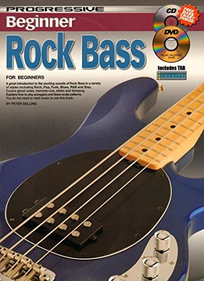 Progressive Beginner Rock Bass, E-Bass (+CD+DVD)