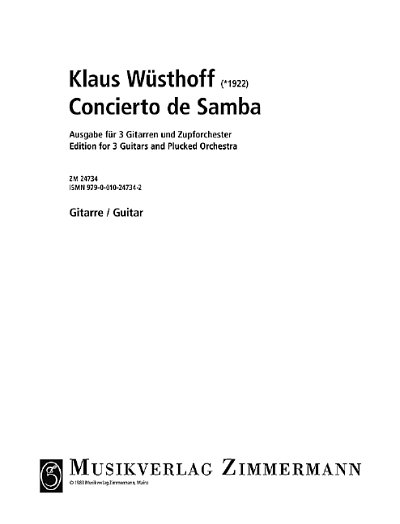 DL: K. Wüsthoff: Concierto de Samba (Git)
