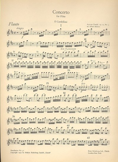 A. Vivaldi: Concerto D-Dur Op 10/13 Rv 428 P 155 (Il Gardell