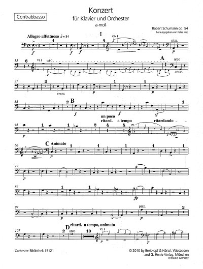 R. Schumann: Klavierkonzert a-Moll op. 54, KlavOrch (KB)