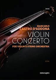 G. Castro d'Addona: Violin Concerto, VlStro (Stsatz)