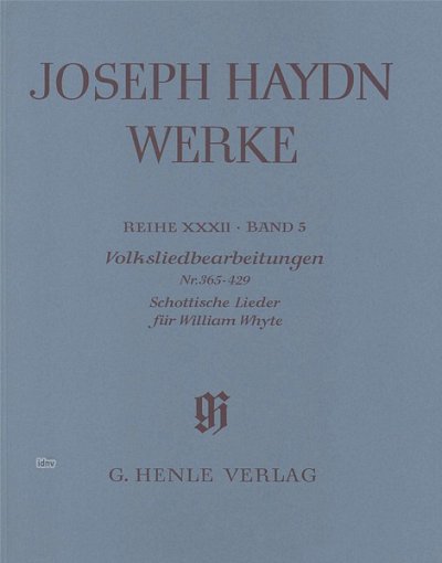 J. Haydn et al.: Volksliedbearbeitungen 365-429 - Schottische Lieder für William Whyte
