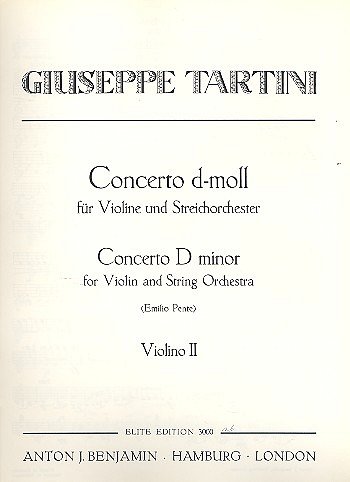 G. Tartini: Konzert d-Moll , VlStro (Vl2)
