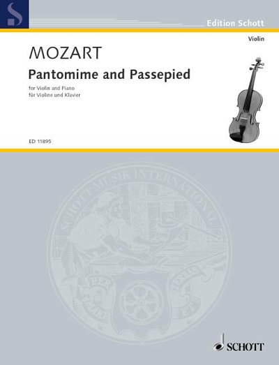 DL: W.A. Mozart: Pantomime und Passepied, VlKlav