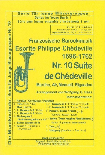 E.P. Chedeville: Suite De Chedeville Young Band 10~Serie Fue