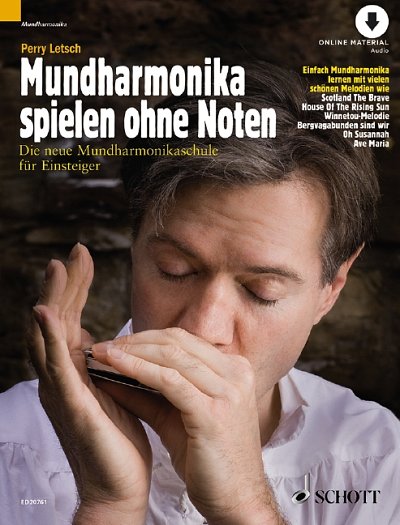 P. Letsch: Mundharmonika spielen ohne Noten, Muha (+Audiod)