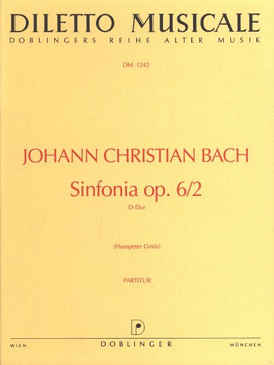 J.C. Bach: Sinfonia 2 D-Dur Op 6/2
