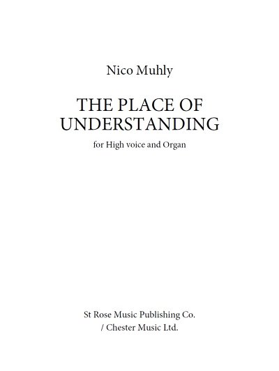 N. Muhly: The Place Of Understanding