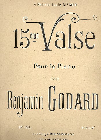 B. Godard: Valse N 15 Piano , Klav