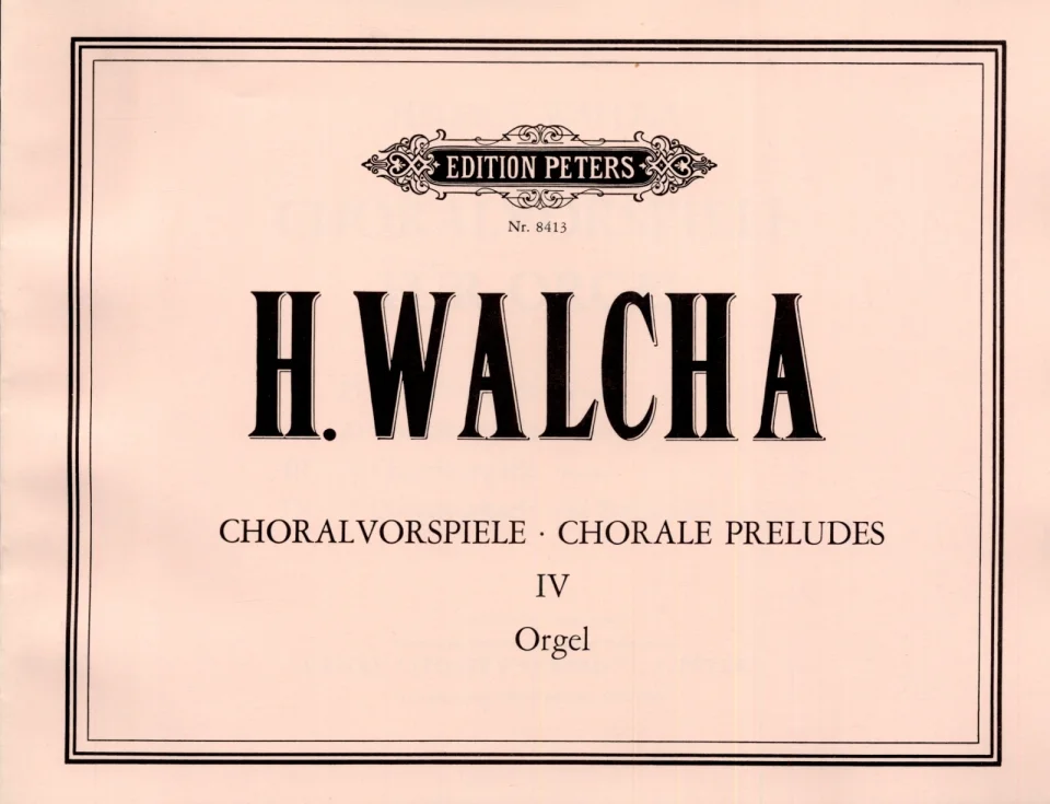 H. Walcha: Choralvorspiele 4, Org (Orgpa) (0)