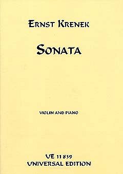 E. Krenek et al.: Sonate op. 99