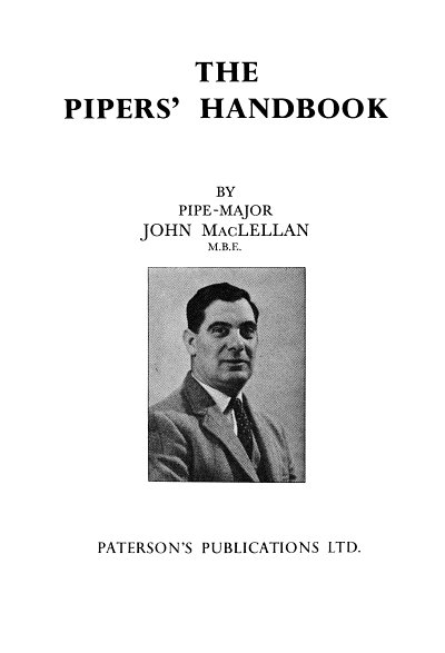 Pipers' Handbook (Bu)