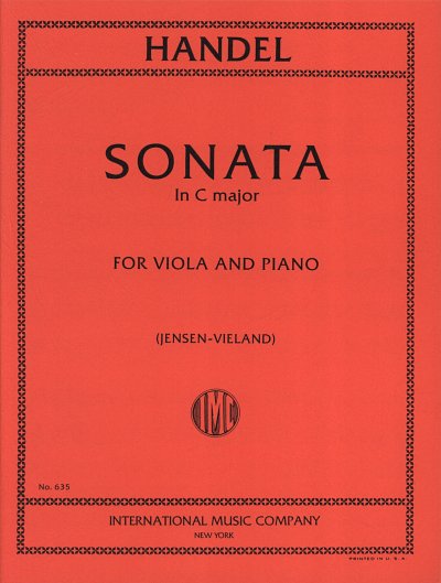 G.F. Händel: Sonate in C-Dur, VaKlv (KlavpaSt)