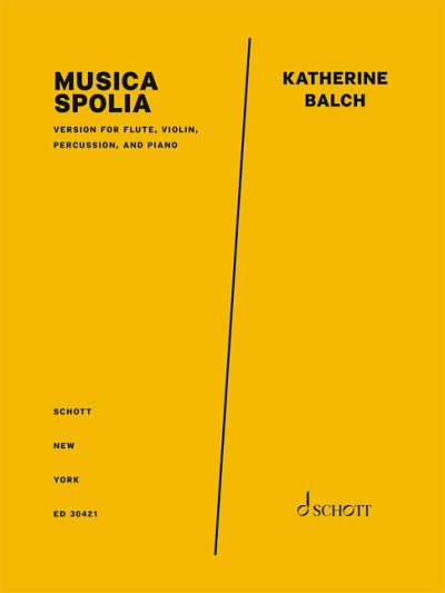 DL: K. Balch: Musica Spolia (Pa+St)