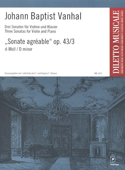 J.B. Vanhal: Sonate agreable G-Dur op. 43/3, VlKlav (KA+St)