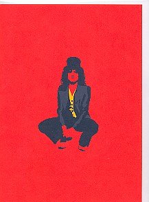 Pop Art Marc Bolan Greetings Card