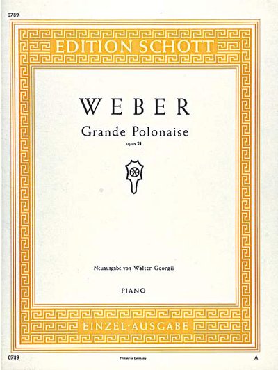 DL: C.M. von Weber: Grande Polonaise Es-Dur, Klav
