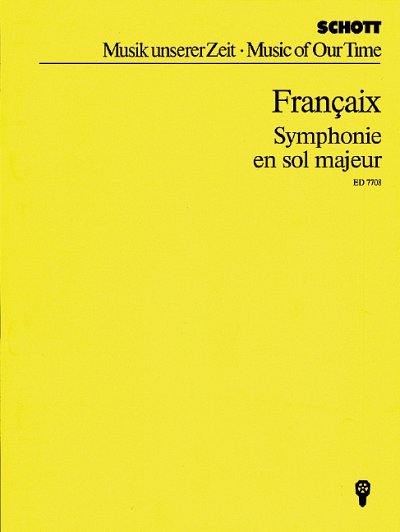 J. Françaix: Symphonie en sol majeur (G-Dur)