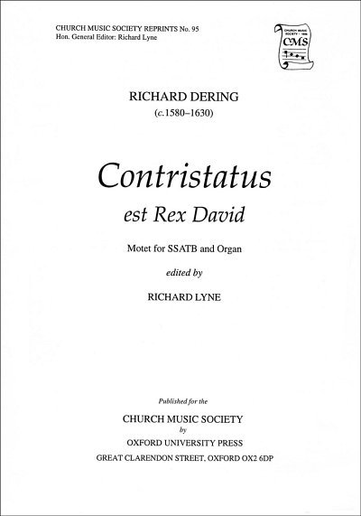 R. Dering: Constristatus est Rex David
