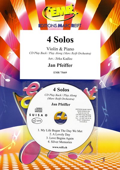 J. Pfeiffer: 4 Solos, VlKlav (+CD)