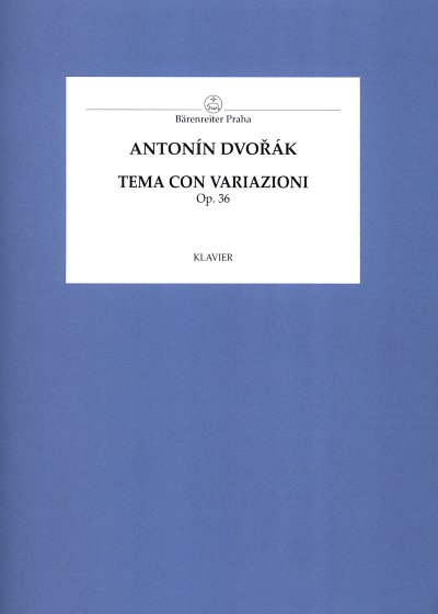 A. Dvo_ák: Tema con variazioni op. 36, Klav