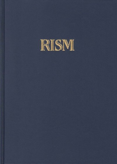 RISM The Theory of Music Vol. B III/5