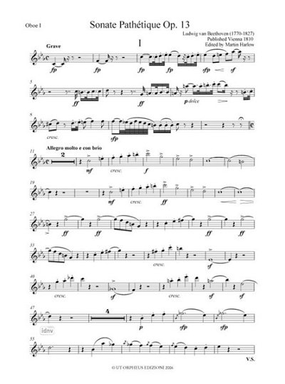 L. v. Beethoven: Sonate Pathétique op. 13, 9Bl (Stsatz)