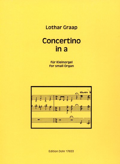 L. Graap: Concertino in a für Kleinorgel (1978), Org