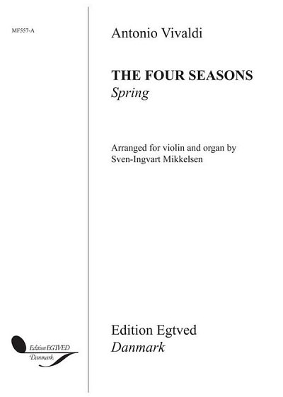 A. Vivaldi: Vivaldi Forår (4 Årstider) Vln/Or, VlOrg (Part.)