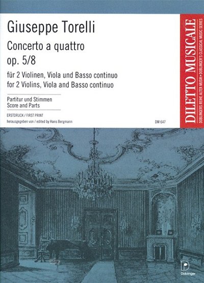 G. Torelli: Concerto A Quattro G-Moll Op 5/8 Diletto Musical
